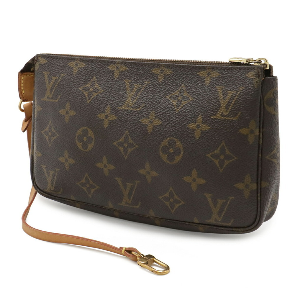 LOUIS VUITTON Authentic Brown Monogram Pochette Mini Bag - Picture 3 of 10